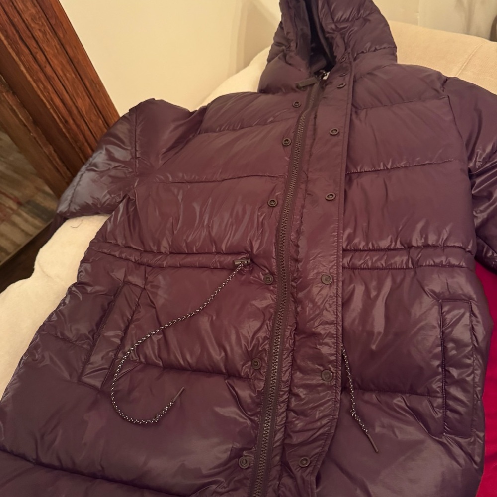 Fabletics Purple Puffer Jacket
